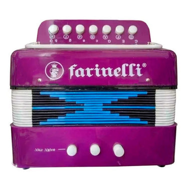 Acordeon Infantil Acif 7 Botones 2 Bajos Morado, Acifmon